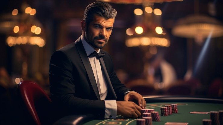 Antarmuka taruhan Baccarat di rpvip2 dengan pilihan Banker, Player, dan Tie